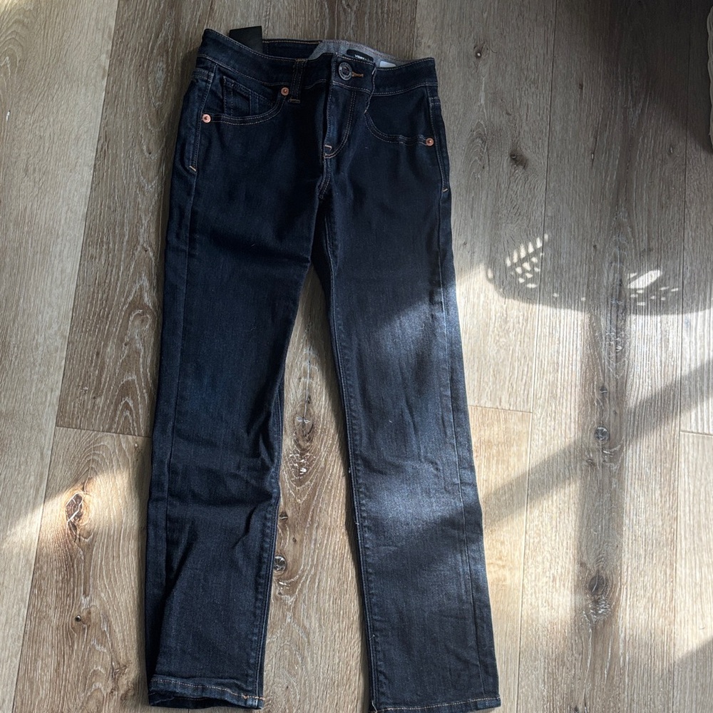 Volcom Boys dark navy Straight Leg Jeans. No tag but never worn.